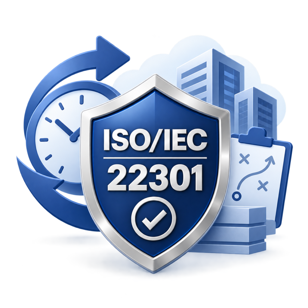 ISO 22301 Business Continuity Management System (BCMS) certificate