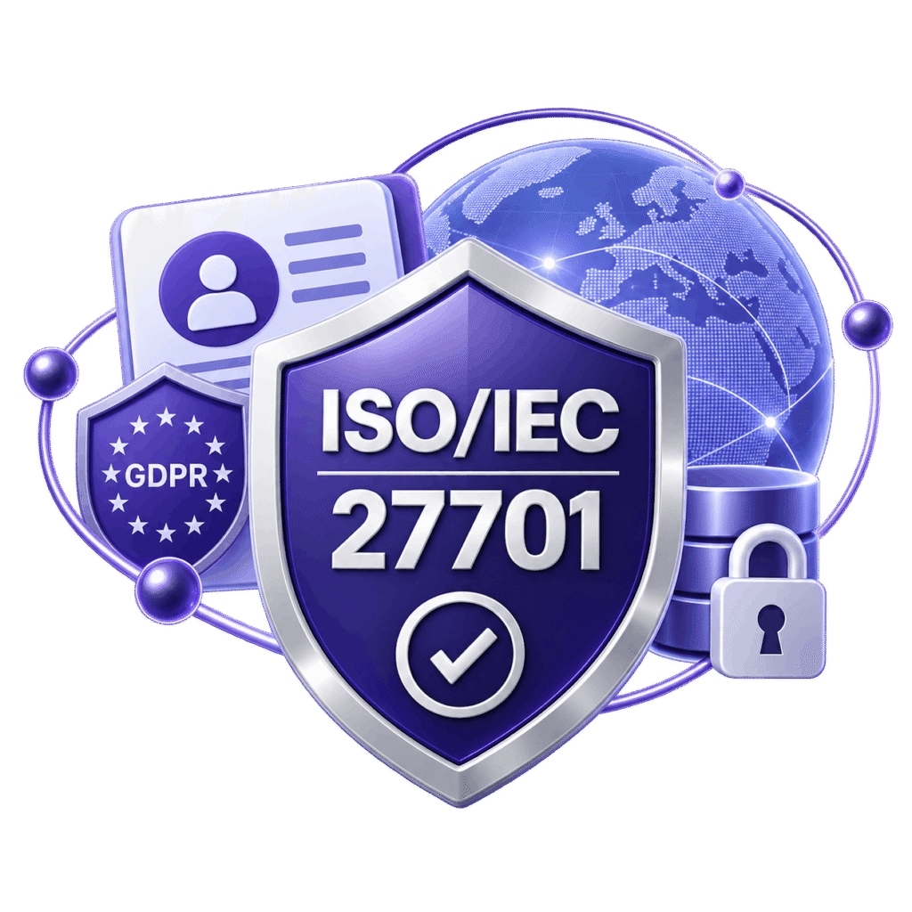 ISO/IEC 27701 Privacy Information Management System (PIMS) verification mark