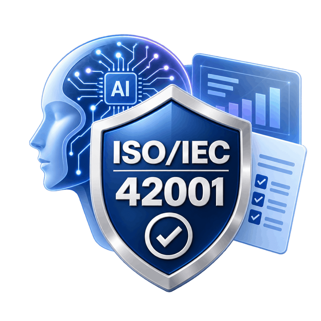 ISO/IEC 42001 Artificial Intelligence Management System (AIMS) mark