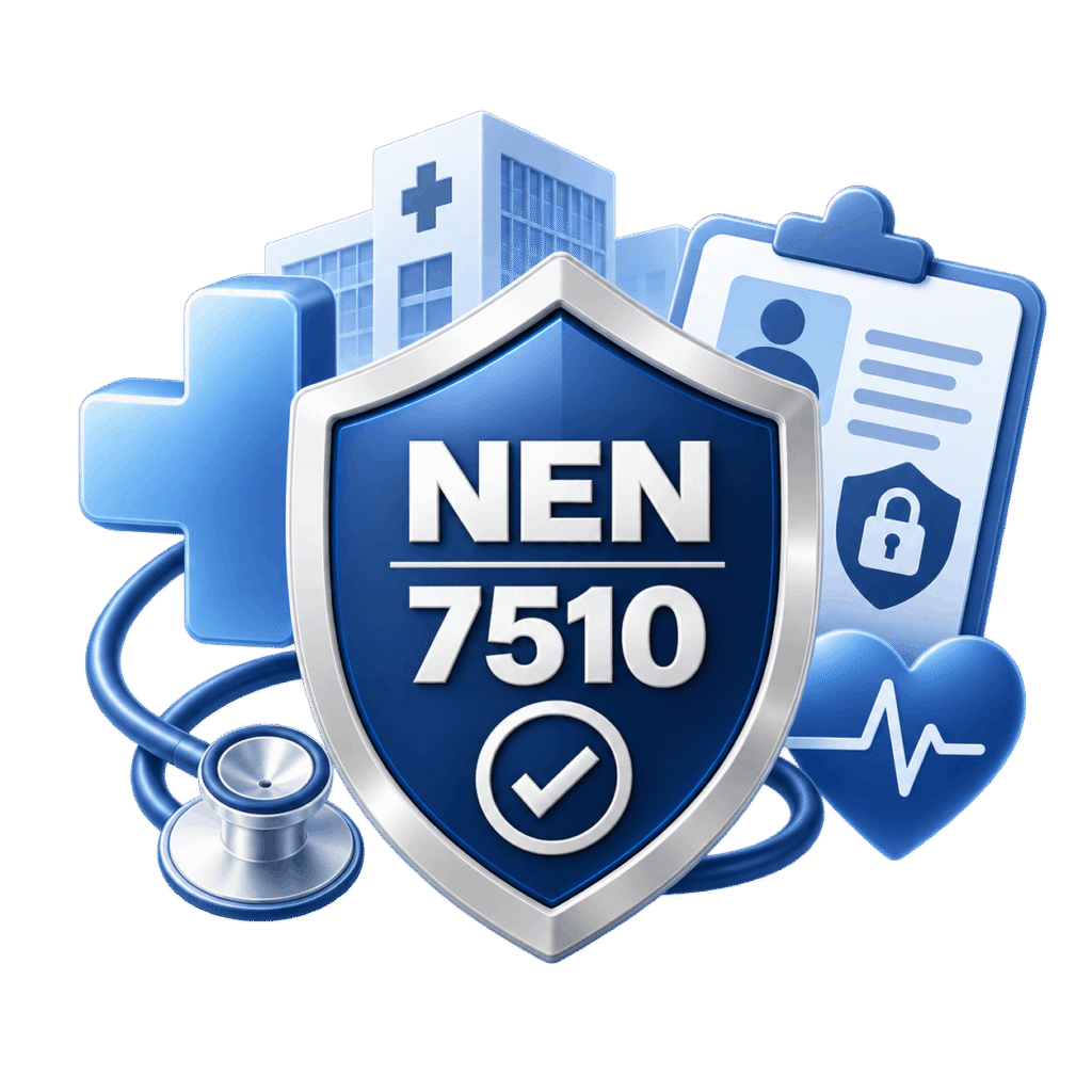 NEN 7510 Healthcare Information Security standard verification mark